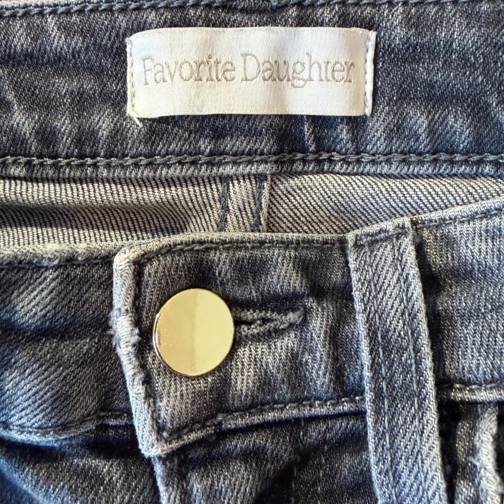 Favorite Daughter Seattle‎ Grey The Erin High Rise Straight Leg Jeans Size 24 - Picture 10 of 10
